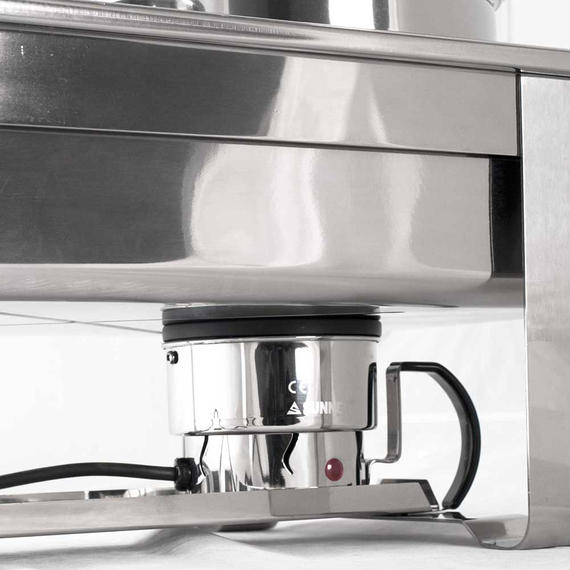 Mobile Chafing Dish Heizung, 0,35 kW, 110 x 160 mm (BxT) 1 Mobile Chafing Dish Heizung, 0,35 kW, 110 x 160 mm (BxT)