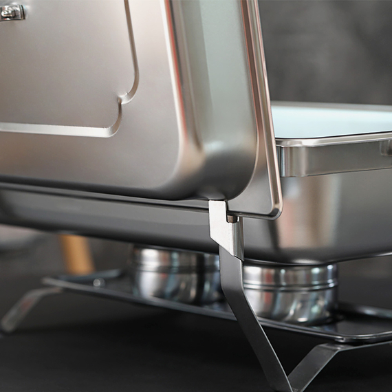 Stalgast Edelstahl Chafing Dish Basic, GN 1/1, 9 Liter 3 Stalgast Edelstahl Chafing Dish Basic, GN 1/1, 9 Liter