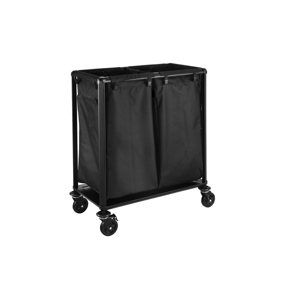Was Germany Wäschewagen Double, 115 x 54 x 87 cm, Stahl, ABS Kunststoff, Polyesterfaserstoff Was Germany Wäschewagen Double, 115 x 54 x 87 cm, Stahl, ABS Kunststoff, Polyesterfaserstoff