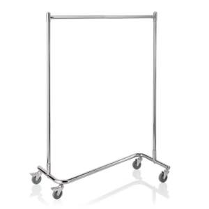 Was Germany Garderobenwagen, Z-Form, 120 x 53 x 170 cm, Chromnickelstahl