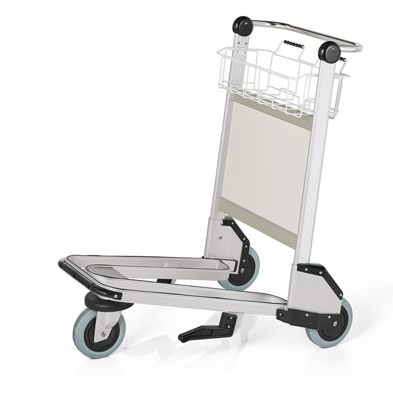 Was Germany Airport Trolley, 93 x 67 x 104 cm, Aluminium Was Germany Airport Trolley, 93 x 67 x 104 cm, Aluminium