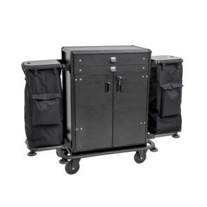 Was Germany Zimmerservicewagen, 80 x 50 x 130 cm, Aluminium, HPL, ABS Kunststoff