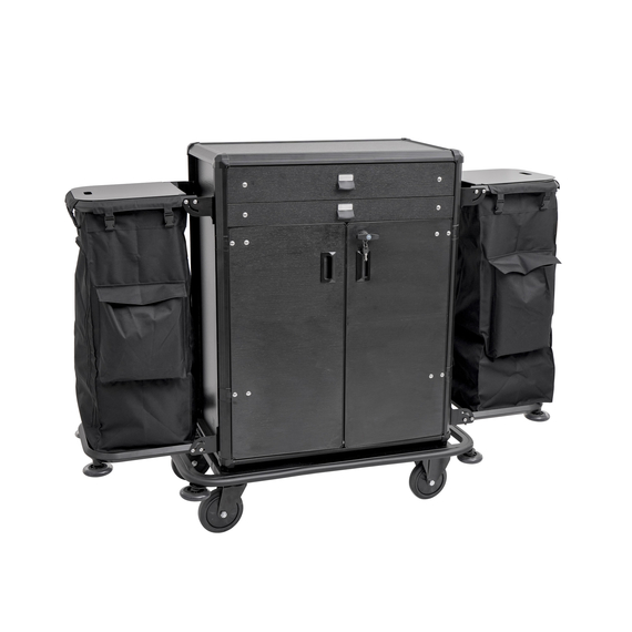 Was Germany Zimmerservicewagen, 80 x 50 x 130 cm, Aluminium, HPL, ABS Kunststoff Was Germany Zimmerservicewagen, 80 x 50 x 130 cm, Aluminium, HPL, ABS Kunststoff