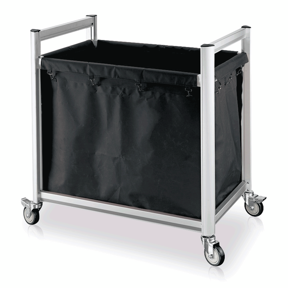 Was Germany Wäschewagen, 94 x 65 x 105 cm, Aluminium, Polyesterfaserstoff Was Germany Wäschewagen, 94 x 65 x 105 cm, Aluminium, Polyesterfaserstoff