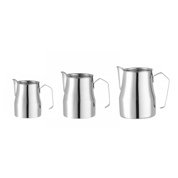 Hendi Milchkännchen mit V-förmigem Ausguss, 0,7L, ⌀84x(H)130mm 1 Hendi Milchkännchen mit V-förmigem Ausguss, 0,7L, ⌀84x(H)130mm