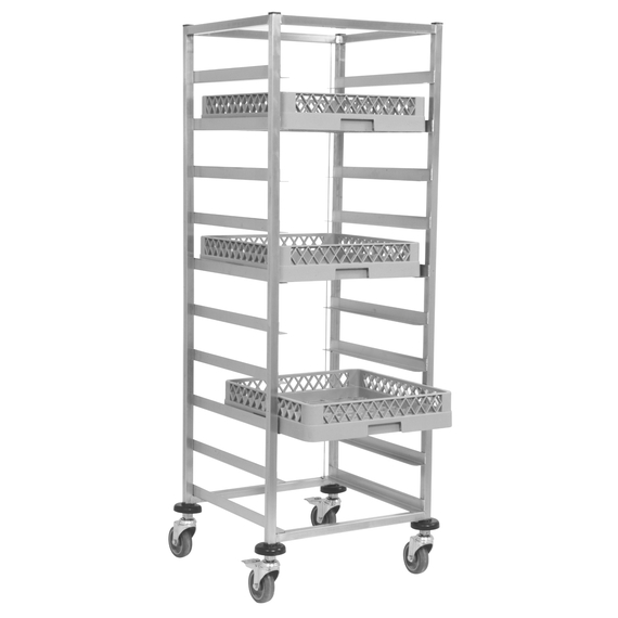 SARO Korbtrolley Regalwagen für Tabletts & Körbe KT500 SARO Korbtrolley Regalwagen für Tabletts & Körbe KT500
