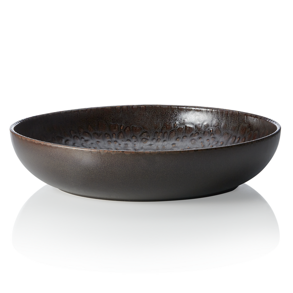 Rockzzero Schale, Ø 33 cm, 3 ltr., metallic brown, Steinzeug Rockzzero Schale, Ø 33 cm, 3 ltr., metallic brown, Steinzeug
