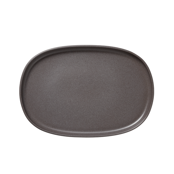 Rockzzero Platte Set, 33 x 23 cm, stone grey, Set á 4 Stück, Steinzeug Rockzzero Platte Set, 33 x 23 cm, stone grey, Set á 4 Stück, Steinzeug