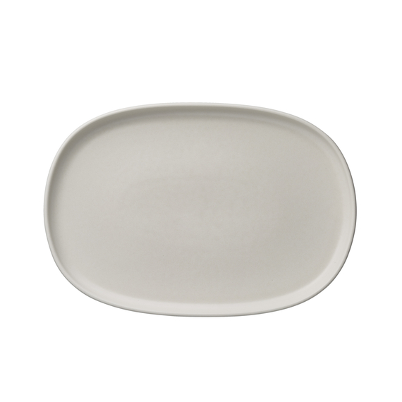 Rockzzero Platte Set, 33 x 23 cm, light rock, Set á 4 Stück, Steinzeug Rockzzero Platte Set, 33 x 23 cm, light rock, Set á 4 Stück, Steinzeug