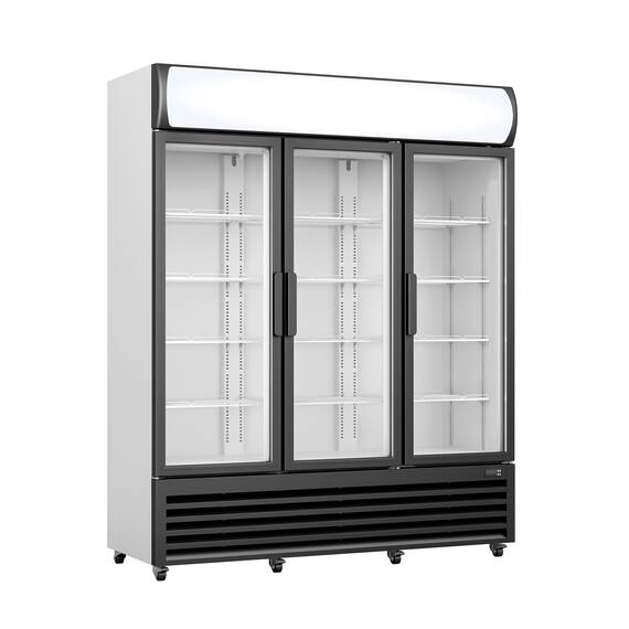 SARO Kühlschrank, Glastüren + Werbetafel, GTK 1065 SARO Kühlschrank, Glastüren + Werbetafel, GTK 1065