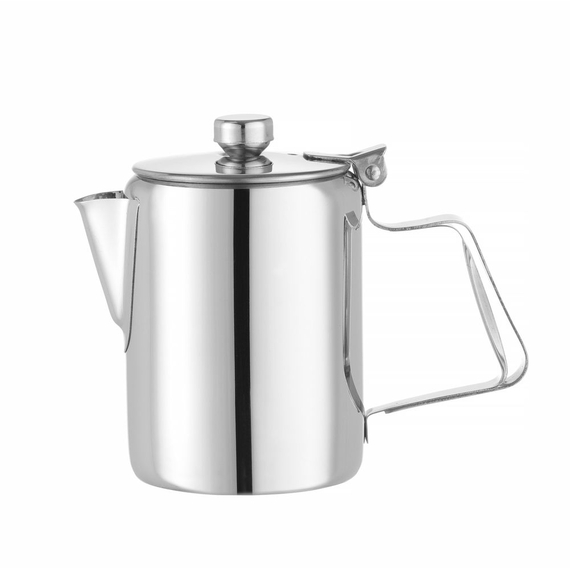 Hendi Kaffee-/Teekanne mit Klappdeckel, 0,3L, ⌀74x(H)123mm Hendi Kaffee-/Teekanne mit Klappdeckel, 0,3L, ⌀74x(H)123mm