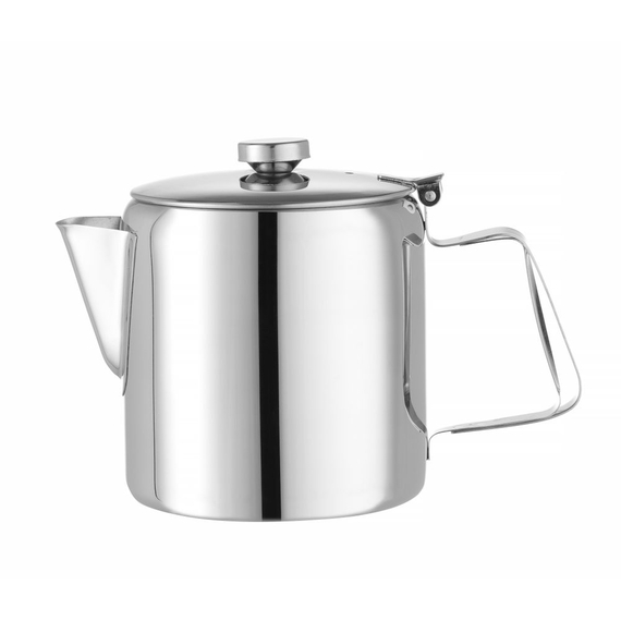 Hendi Kaffee-/Teekanne mit Klappdeckel, 0,9L, ⌀120x(H)158mm Hendi Kaffee-/Teekanne mit Klappdeckel, 0,9L, ⌀120x(H)158mm