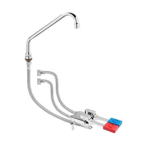 SARO Armatur Fußpedal - Kalt- / Warmwasser Set THEA SARO Armatur Fußpedal - Kalt- / Warmwasser Set THEA