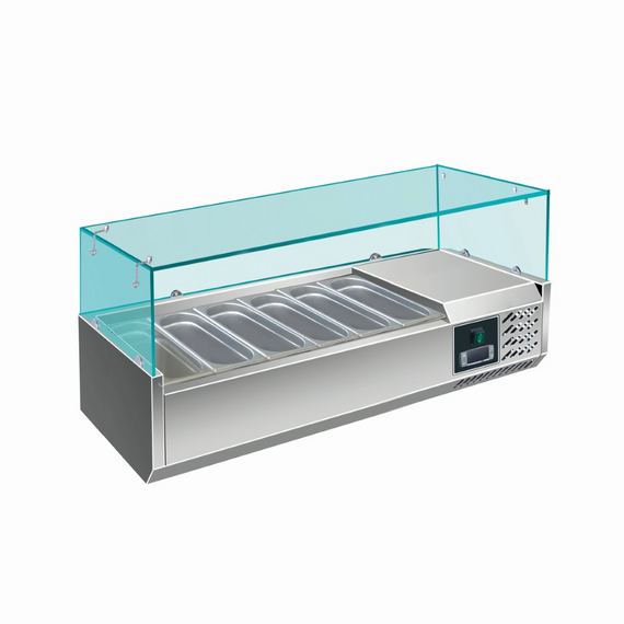 SARO Aufsatzkühlvitrine Modell EVRX 1400/380 SARO Aufsatzkühlvitrine Modell EVRX 1400/380
