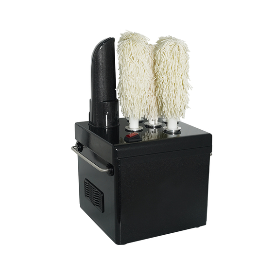 Gläserpoliermaschine, 5 Walzen, schwarz, 1.2 kW, 230V 2 Gläserpoliermaschine, 5 Walzen, schwarz, 1.2 kW, 230V