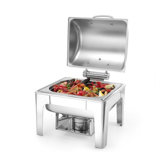 Hendi Chafing Dish GN 1/2, Spiegelglanz, Profi Line, 4L, 365x345x(H)345mm 1 Hendi Chafing Dish GN 1/2, Spiegelglanz, Profi Line, 4L, 365x345x(H)345mm
