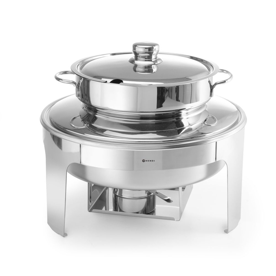 Hendi Suppen Chafing Dish, Spiegelglanz, Profi Line, 10L, ⌀420x(H)380mm Hendi Suppen Chafing Dish, Spiegelglanz, Profi Line, 10L, ⌀420x(H)380mm
