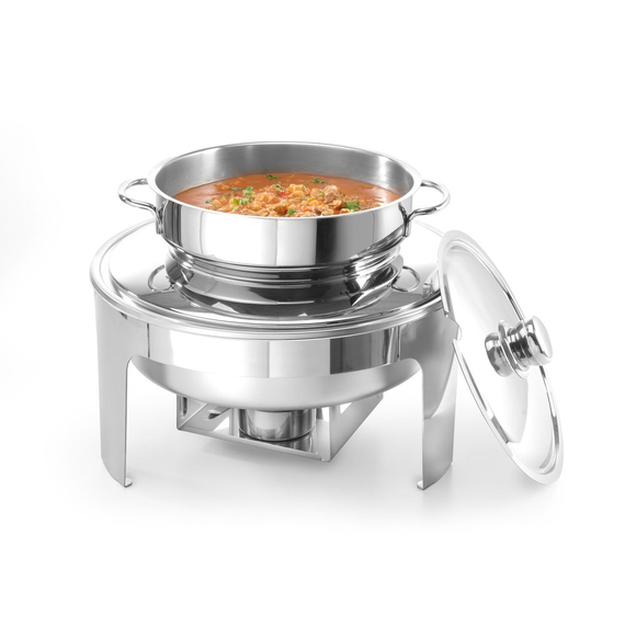 Hendi Suppen Chafing Dish, Spiegelglanz, Profi Line, 10L, ⌀420x(H)380mm 1 Hendi Suppen Chafing Dish, Spiegelglanz, Profi Line, 10L, ⌀420x(H)380mm
