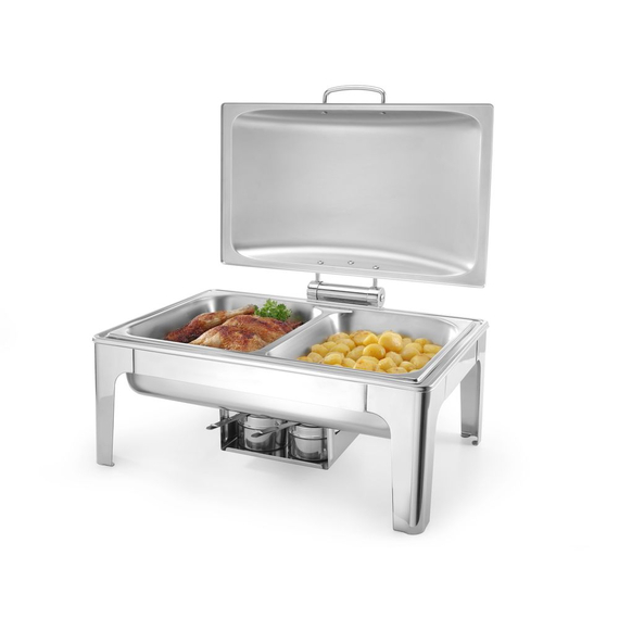 Hendi Chafing Dish GN 1/1, satiniert, Profi Line, 9L, 570x430x(H)290mm 1 Hendi Chafing Dish GN 1/1, satiniert, Profi Line, 9L, 570x430x(H)290mm