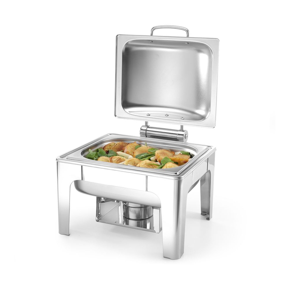 Hendi Chafing Dish GN 1/2, Satiniert, Profi Line, 4L, 365x370x(H)280mm 1 Hendi Chafing Dish GN 1/2, Satiniert, Profi Line, 4L, 365x370x(H)280mm