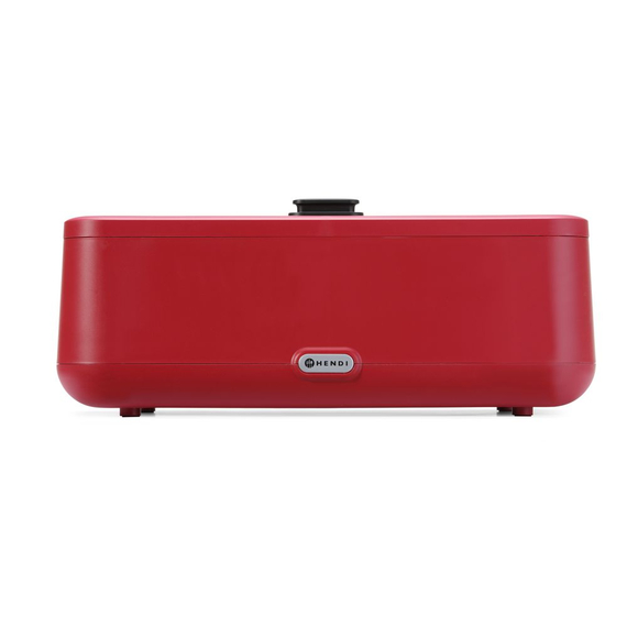 Hendi Chafing Dish UNIQ, designed by Robert Bronwasser, Rot, 220-240V/700W, 607x402x(H)245mm Hendi Chafing Dish UNIQ, designed by Robert Bronwasser, Rot, 220-240V/700W, 607x402x(H)245mm