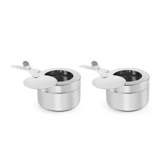 Hendi Behälter für Chafing Dish-Brennpaste - 2 Stk., 2 Stk., ⌀90x(H)60mm Hendi Behälter für Chafing Dish-Brennpaste - 2 Stk., 2 Stk., ⌀90x(H)60mm