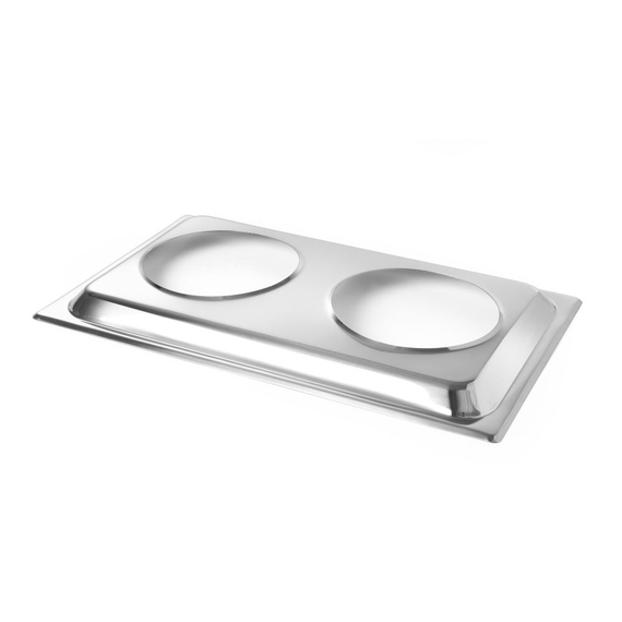 Hendi Aufsatzadapter für 2 Bain-Marie Töpfe, Aufsatz, GN 1/1, 530x325x(H)30mm Hendi Aufsatzadapter für 2 Bain-Marie Töpfe, Aufsatz, GN 1/1, 530x325x(H)30mm