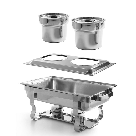 Hendi Aufsatzadapter für 2 Bain-Marie Töpfe, Aufsatz, GN 1/1, 530x325x(H)30mm 1 Hendi Aufsatzadapter für 2 Bain-Marie Töpfe, Aufsatz, GN 1/1, 530x325x(H)30mm
