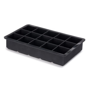 Eiswürfelform für 15 Eiswürfel von 30x30 mm, Silikon