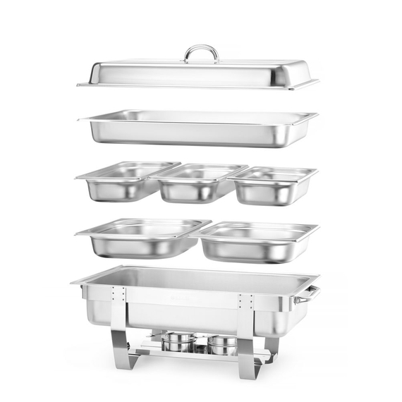 Hendi Chafing Dish, Set, Kitchen Line, 585x385x(H)315mm 3 Hendi Chafing Dish, Set, Kitchen Line, 585x385x(H)315mm