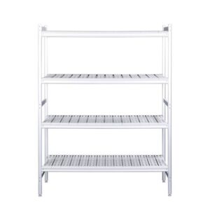 SARO Alu- Regalboden mit Kunstoffrosten 475x1505mm