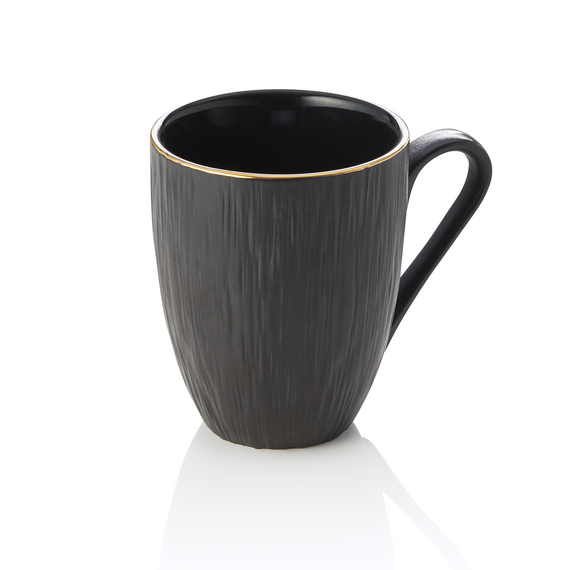 Maya Becher Set KURO, Ø 8,5 cm, 330 ml, schwarz, Set á 4 Stück, Porzellan Maya Becher Set KURO, Ø 8,5 cm, 330 ml, schwarz, Set á 4 Stück, Porzellan