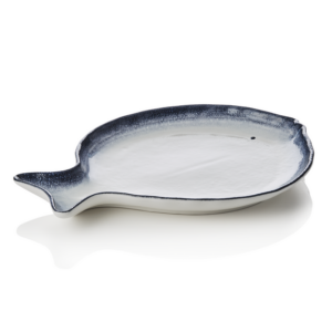 Was Germany Fischteller Set, 35 x 26 x 3 cm, Set á 3 Stück, Porzellan