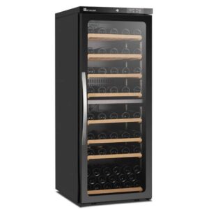 SARO 2-Zonen Weinkühlschrank mit Glastür CV350 PV 2T