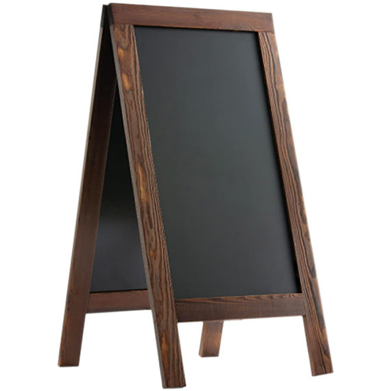 Kundenstopper Kreidetafel, zweiseitig beschriftbar, 520x850 mm (BxH) Kundenstopper Kreidetafel, zweiseitig beschriftbar, 520x850 mm (BxH)