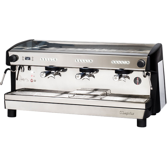 Magister Siebträgermaschine, 3-gruppig, automatisch, DELTA, 5,4 kW Magister Siebträgermaschine, 3-gruppig, automatisch, DELTA, 5,4 kW