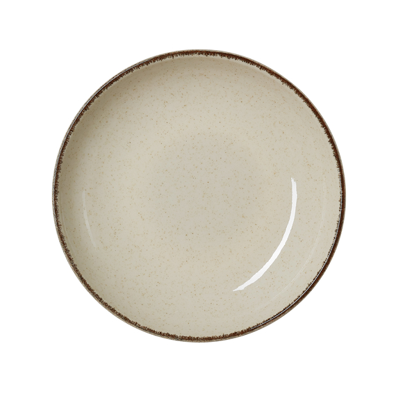 Was Germany Teller Set SMILLA SAND, tief, Ø 21 cm, sand, Set á 6 Stück, Porzellan Was Germany Teller Set SMILLA SAND, tief, Ø 21 cm, sand, Set á 6 Stück, Porzellan