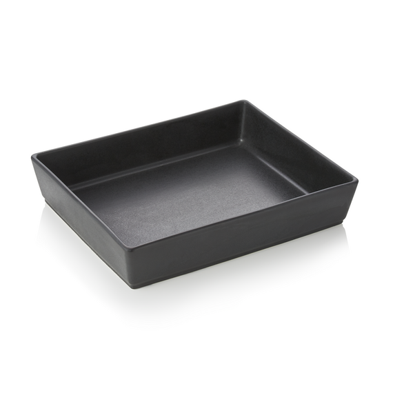 Was Germany Buffetschale, 32 x 26,5 x 7 cm, schwarz, Porzellan Was Germany Buffetschale, 32 x 26,5 x 7 cm, schwarz, Porzellan