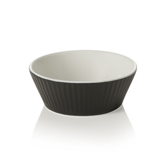 Was Germany Ragout Fin Set, Ø 9 cm, 200 ml, schwarz, Set á 6 Stück, Porzellan Was Germany Ragout Fin Set, Ø 9 cm, 200 ml, schwarz, Set á 6 Stück, Porzellan
