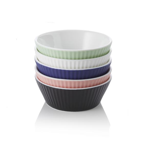Was Germany Ragout Fin Mix Set, Ø 9 cm, 200 ml, 5-farbiges Set, Porzellan Was Germany Ragout Fin Mix Set, Ø 9 cm, 200 ml, 5-farbiges Set, Porzellan