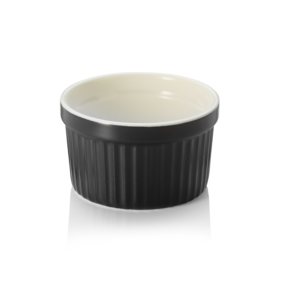 Was Germany Ragout Fin Set, Ø 7 cm, 85 ml, schwarz, Set á 6 Stück, Porzellan Was Germany Ragout Fin Set, Ø 7 cm, 85 ml, schwarz, Set á 6 Stück, Porzellan