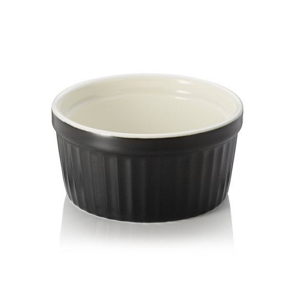 Was Germany Ragout Fin Set, Ø 9 cm, 130 ml, schwarz, Set á 6 Stück, Porzellan Was Germany Ragout Fin Set, Ø 9 cm, 130 ml, schwarz, Set á 6 Stück, Porzellan