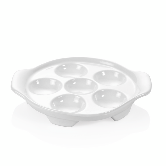 Essentials Schneckenpfanne Set, mit Lappengriffen, für 6 Schnecken, Ø 15 cm, Set á 6 Stück, Porzellan Essentials Schneckenpfanne Set, mit Lappengriffen, für 6 Schnecken, Ø 15 cm, Set á 6 Stück, Porzellan
