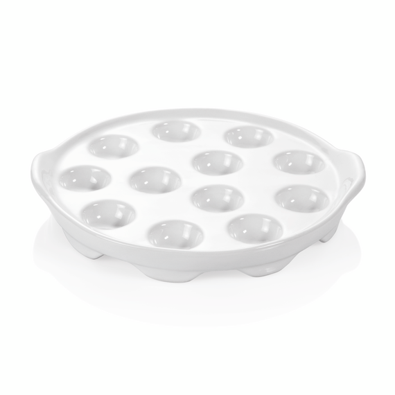 Essentials Schneckenpfanne Set, mit Lappengriffen, für 12 Schnecken, Ø 20 cm, Set á 6 Stück, Porzellan Essentials Schneckenpfanne Set, mit Lappengriffen, für 12 Schnecken, Ø 20 cm, Set á 6 Stück, Porzellan