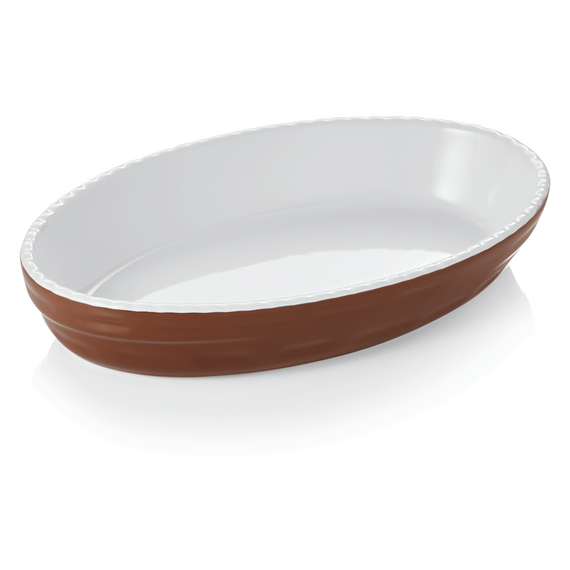 Was Germany Backform, 24 x 14 x 4,5 cm, braun, Porzellan Was Germany Backform, 24 x 14 x 4,5 cm, braun, Porzellan