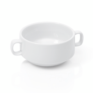 Essentials Suppentasse Set, mit Henkelgriffen, 260 ml, Set á 6 Stück, Porzellan