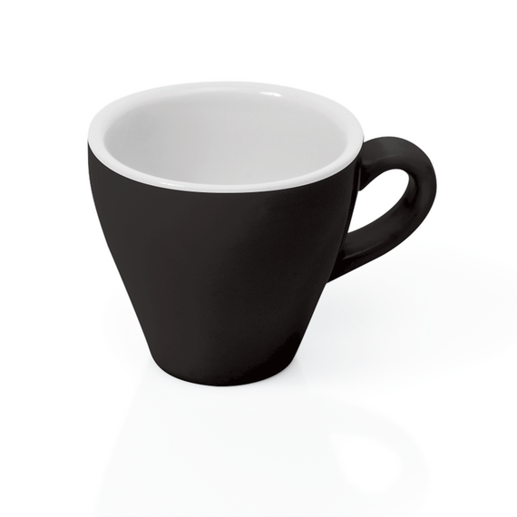 Was Germany Espresso Obertasse Set ITALIA BLACK, 90 ml, Ø 6,5 cm, Set á 6 Stück, Porzellan Was Germany Espresso Obertasse Set ITALIA BLACK, 90 ml, Ø 6,5 cm, Set á 6 Stück, Porzellan