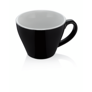 Was Germany Espresso doppio Set ITALIA BLACK, 180 ml, Ø 8,5 cm, Set á 6 Stück, Porzellan