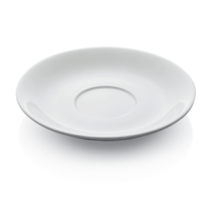 Was Germany Caffè Latte Untertasse Set ITALIA WHITE, für 4999 035, Set á 6 Stück, Porzellan