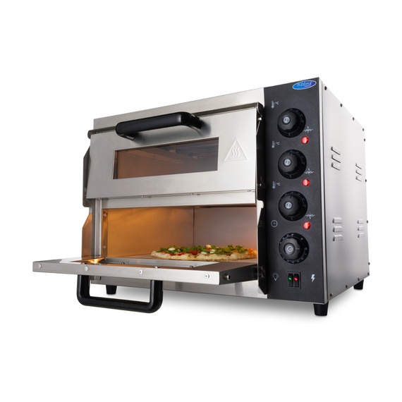 Maxima Gastro Pizzaofen - Passt 2 x Ø 40 cm Pizzas - Doppeldeck 6 Maxima Gastro Pizzaofen - Passt 2 x Ø 40 cm Pizzas - Doppeldeck